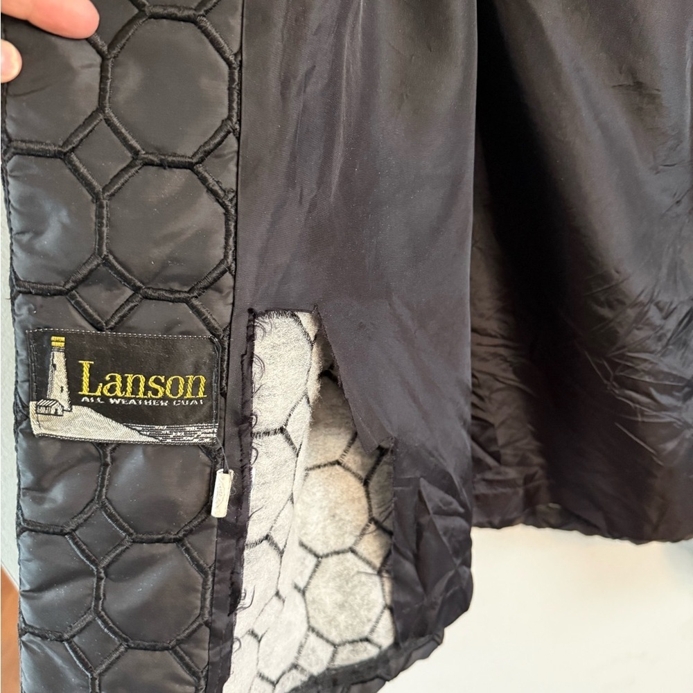 Vintage Lanson Embroidered, Cubic Design All-Weather 1960’s Mod Coat - Picture 13 of 13